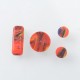 Replacement Button Set for BMM.38 Aio Style Mod - Red, Resin (3 PCS)