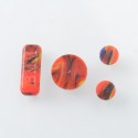 Replacement Button Set for BMM.38 Aio Style Mod - Red, Resin (3 PCS)