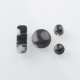 Replacement Button Set for BMM.38 Aio Style Mod - Black, Resin (3 PCS)