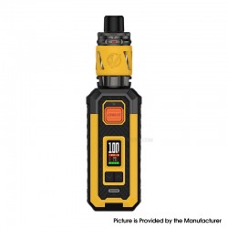 [Ships from Bonded Warehouse] Authentic Vaporesso Armour S 100W Mod Kit with iTank 2 - Yellow, VW 5~100W, 1 x 18650 / 21700, 5ml