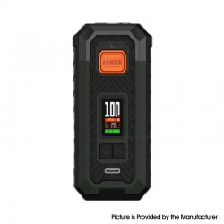 [Ships from Bonded Warehouse] Authentic Vaporesso Armour S 100W Box Mod - Green, VW 5~100W, 1 x 18650 / 21700