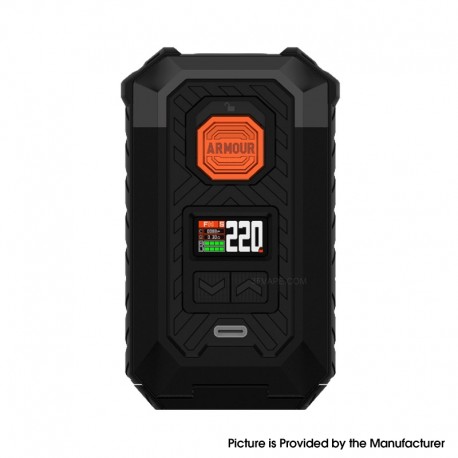 [Ships from Bonded Warehouse] Authentic Vaporesso Armour Max 220W Box Mod - Black, VW 5~220W, 2 x 18650 / 21700