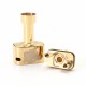 SXK Wick'd Remix'd Style RBA Bridge for Billet / BB / Boro Tank - Gold, 316SS, Air Pins 1.2, 2, 2.5, 3, 3.5, 4, 4.5mm