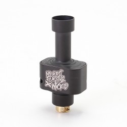 SXK Wick'd Remix'd Style RBA Bridge for Billet / BB / Boro Tank - Black, 316SS, Air Pins 1.2, 2, 2.5, 3, 3.5, 4, 4.5mm