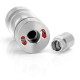 Authentic Youde Zephyrus V2 Updated Sub Ohm Tank Atomizer - Silver, Stainless Steel + Glass, 6mL, 0.3 / 1.8 ohm, 22mm