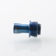 Monarchy Tapered Style Drip Tip for BB / Billet / Boro AIO Box Mod - Blue, Stainless Steel