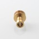 Monarchy Tapered Style Drip Tip for BB / Billet / Boro AIO Box Mod - Gold, Stainless Steel