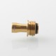 Monarchy Tapered Style Drip Tip for BB / Billet / Boro AIO Box Mod - Gold, Stainless Steel