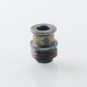 Never Normal Warp NUT Drop Style Drip Tip for BB / Billet / Boro AIO Box Mod - Blueing, Titanium