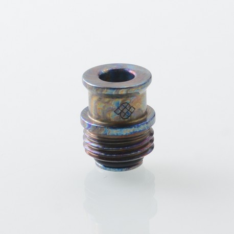 Never Normal Warp NUT Drop Style Drip Tip for BB / Billet / Boro AIO Box Mod - Blueing, Titanium