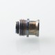 Never Normal Warp NUT Drop Style Drip Tip for BB / Billet / Boro AIO Box Mod - Blueing, Titanium