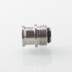 Never Normal Warp NUT Drop Style Drip Tip for BB / Billet / Boro AIO Box Mod - Silver, Titanium