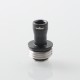 Monarchy Tapered Style Drip Tip for BB / Billet / Boro AIO Box Mod - Black, Stainless Steel