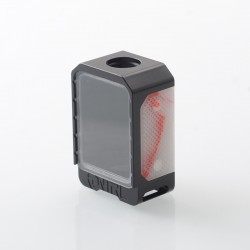 Kontrl Style Boro Tank for SXK BB / Billet AIO Box Mod Kit - Red, POM