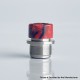 Wildtip Style Integrated Drip Tip for dotMod dotAIO V1 / V2 Pod - Red, Stainless Steel + Resin