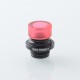 909 Modify Style 510 Drip Tip for RDA / RTA / RDTA Atomizer - Red, Aluminum Alloy + Acrylic