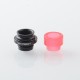 909 Modify Style 510 Drip Tip for RDA / RTA / RDTA Atomizer - Red, Aluminum Alloy + Acrylic