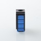 S-ProRo Style Boro Tank for SXK BB / Billet AIO Box Mod Kit - Blue + Black, Aluminum + POM