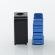 S-ProRo Style Boro Tank for SXK BB / Billet AIO Box Mod Kit - Blue + Black, Aluminum + POM