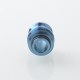 Never Normal Warp NUT Drop Style Drip Tip for BB / Billet / Boro AIO Box Mod - Blue, Titanium