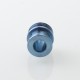 Never Normal Warp NUT Drop Style Drip Tip for BB / Billet / Boro AIO Box Mod - Blue, Titanium