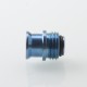 Never Normal Warp NUT Drop Style Drip Tip for BB / Billet / Boro AIO Box Mod - Blue, Titanium