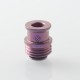 Never Normal Warp NUT Drop Style Drip Tip for BB / Billet / Boro AIO Box Mod - Purple, Titanium