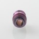 Never Normal Warp NUT Drop Style Drip Tip for BB / Billet / Boro AIO Box Mod - Purple, Titanium