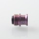 Never Normal Warp NUT Drop Style Drip Tip for BB / Billet / Boro AIO Box Mod - Purple, Titanium