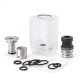 SXK Mission XV DotBoro Style Boro Tank + Drip Tip Set for KB2 Style RBA - Translucent