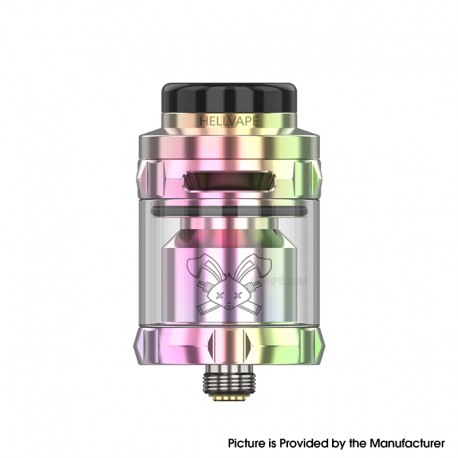 [Ships from Bonded Warehouse] Authentic Hellvape Dead Rabbit Solo RTA Atomizer - Rainbow, 4ml, 24mm Diameter