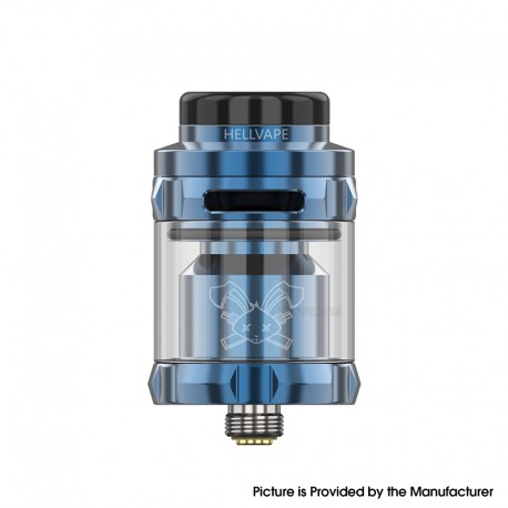 [Ships from Bonded Warehouse] Authentic Hellvape Dead Rabbit Solo RTA Atomizer - Blue, 4ml, 24mm Diameter