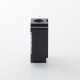 Mission XV Style Space Pod Boro Tank for SXK BB / Billet AIO Box Mod Kit - Black, POM