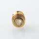 Never Normal Warp NUT Drop Style Drip Tip for BB / Billet / Boro AIO Box Mod - Gold, Stainless Steel