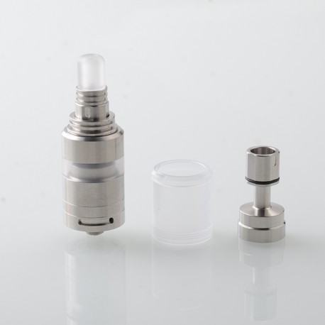 YFTK BY-kA KA V6 Style MTL RTA Rebuildable Tank Atomizer - Silver, 3ml, 22mm