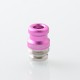 Mission XV DotMission Style Threaded Drip Tip for dotMod dotAIO V1 / V2 Pod - Pink, SS + Aluminum