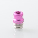 Mission XV DotMission Style Threaded Drip Tip for dotMod dotAIO V1 / V2 Pod - Pink, SS + Aluminum