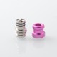 Mission XV DotMission Style Threaded Drip Tip for dotMod dotAIO V1 / V2 Pod - Pink, SS + Aluminum