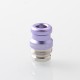 Mission XV DotMission Style Threaded Drip Tip for dotMod dotAIO V1 / V2 Pod - Purple, SS + Aluminum