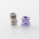 Mission XV DotMission Style Threaded Drip Tip for dotMod dotAIO V1 / V2 Pod - Purple, SS + Aluminum