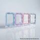 Silicone Gaskets Set for Mission XV DotBoro Style Tank - Blue + Red + Purple + Black, 4 PCS Square + 2 PCS Round Sealing Ring