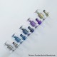 Mission XV KB2 Style RBA Tank Full Kit for DotAIO V1 / V2 - Blue, Titanium, 1.0, 1.2, 2.0, 2.5, 3.0, 3.5, 4.3mm, 3.8ml