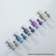 Mission XV KB2 Style RBA Tank Full Kit for DotAIO V1 / V2 - Blue, Titanium, 1.0, 1.2, 2.0, 2.5, 3.0, 3.5, 4.3mm, 3.8ml