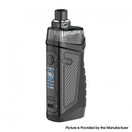 [Ships from Bonded Warehouse] Authentic Vandy Vape Jackaroo 18650 Pod Kit - Carbon Fiber Black, VW 5~70W, 1 x 18650, 4.7ml