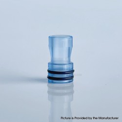 Monarchy Tapered Style 510 Drip Tip - Translucent Blue, Acrylic