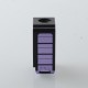 S-ProRo Style Boro Tank for SXK BB / Billet AIO Box Mod Kit - Purple + Black, Aluminum + POM