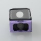 S-ProRo Style Boro Tank for SXK BB / Billet AIO Box Mod Kit - Purple + Black, Aluminum + POM