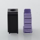 S-ProRo Style Boro Tank for SXK BB / Billet AIO Box Mod Kit - Purple + Black, Aluminum + POM