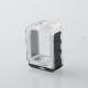 S-ProRo Style Boro Tank for SXK BB / Billet AIO Box Mod Kit - Black + Clear, Aluminum + Acrylic