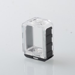 S-ProRo Style Boro Tank for SXK BB / Billet AIO Box Mod Kit - Black + Clear, Aluminum + Acrylic